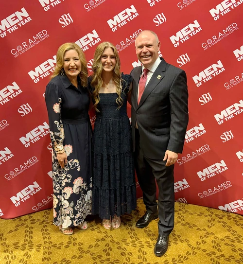 Johnson is honored at the recognition event hosted by the Springfield Business Journal on April 24, 2025.